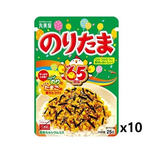마루미야 노리타마 후리가케 25g 10개 일본구대매행, 25g, 10개