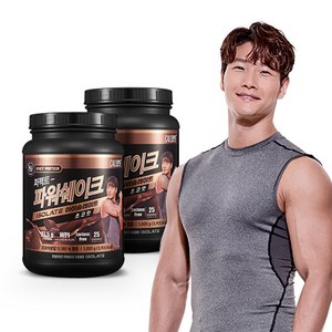 칼로바이 퍼펙트 파워쉐이크 아이솔레이트 초코맛, 1kg, 2개