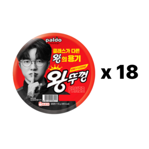 왕뚜껑 컵라면 110g, 18개