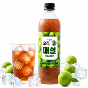 오직 매실 무설탕 매실원액 - 한약사가 만든 국산매실100% 오직매실 슈거프리 매실액 매실청 임산부 입덧 당뇨 입마름, 500ml, 1개