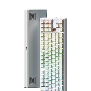 독거미 AULA F87PRO V2 무선측각 기계식 게임 기보드 객제화 3모드 블루투스 게임 RGB키보드 사무용 키보드