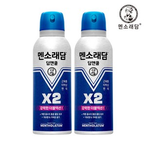 멘소래담 딥앤쿨 에어로솔 스프레이파스 150ml, 1개입, 2개