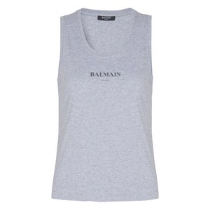 발망 로고 프린트 코튼 탑, 그레이계열, Standard M(KR 66)