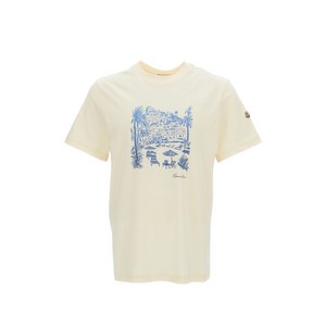 몽클레르 chest printed T-shirt, 베이지계열, Standard M(KR 96-180)