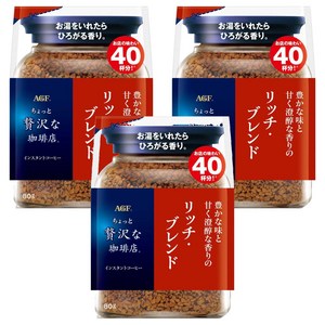 조금호화로운커피숍 리치 블렌드 봉투 패키지, 80g, 3개
