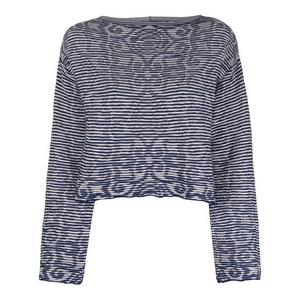 엠포리오아르마니 패턴 인타르시아 니트 스웨터