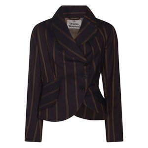 비비안웨스트우드 스토미 스트라이프 재킷, 레드계열+블루계열, Italy 38(KR 55)