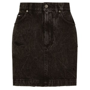 돌체앤가바나 하이웨이스트 데님 미니 스커트