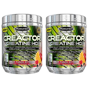 머슬테크 크리액터 크레아틴 HCI 포뮬러, 538g, 2개