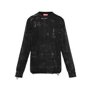 디젤 K맥센스 디스트레스드 스웨터, 블랙계열, Standard L(KR 105)