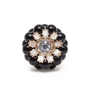 셀린느 크리스털 장식 링