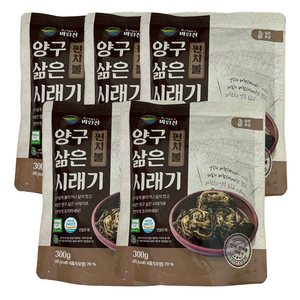 빠뿡 바람찬 시래기 PB-01 S급 양구시래기 바로먹는 베이직 (펀치볼), 300g, 5개