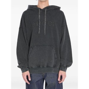 구찌 로고 자수 후디