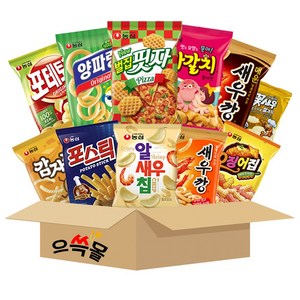농심 봉지과자 선물세트 10종+꽃새우