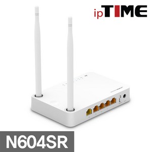 ipTIME N604 PLUS-I 유무선 공유기, (300Mbps) N604Eplus