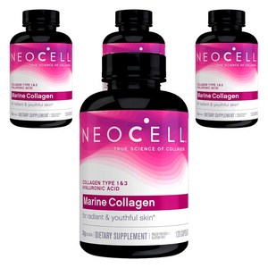 네오셀 Neocell 마린 콜라겐 콜라겐/히알루론산, 120정, 4개