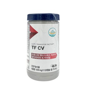 포라이프 TF CV 트랜스퍼 팩터 티에프 씨브이 멀티비타민 & 미네랄 659mg 120캡슐, 1개