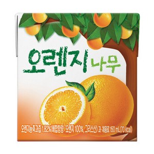 서울우유 오렌지나무 주스, 150ml, 24개