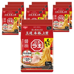 일본 닛신 라오 라왕 쇼유 간장 라면 총 303g 3개입 9개 nissin 니신 라멘, 9개