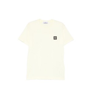 스톤 아일랜드 크루넥 반소매 티셔츠, 베이지계열, Standard XXL(KR 110)