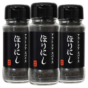 [일본직구]호리니시 캠핑 조미료 아웃도어 스파이스 향신료 블랙 3개, 100g, 3개