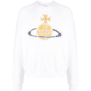 비비안웨스트우드 구체 프린트 스웨트셔츠