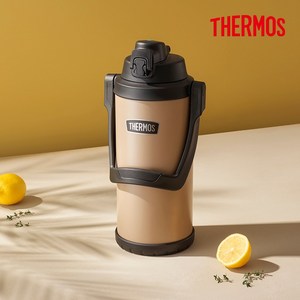 THERMOS 써모스 FFV-3000K 트레블킹 휴대용 캠핑 대용량 아이스 워터저그 3L, 샌드블랙(SB)