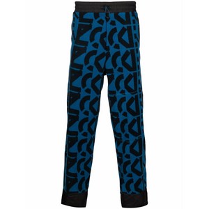 겐조 모노그램 프린트 플리스 트랙팬츠