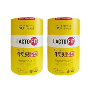 종근당건강 락토핏 생유산균 골드, 100g, 2개