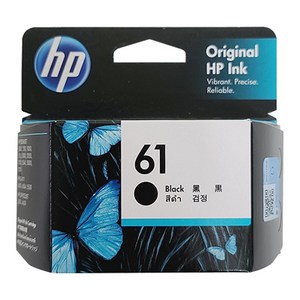 HP HP 61 정품잉크 HP1510 HP1050 HP4500 HP1010 HP2000 [GRE], 검정, 1개