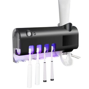 Garrl 무선UV등 자동감지 빛충전 칫솔치약걸이 다용도 칫솔 케이스 치약 짜기 칫솔 면도기 수납기