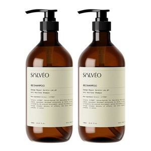 솔브이오 극손상 케라틴 약산성 탈모 샴푸, 1000ml, 2개