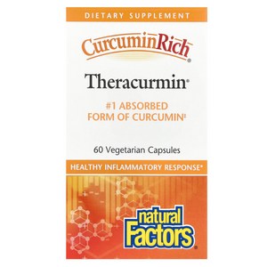 네츄럴펙터스 2개X Cucuminich® Theacumin® 베지 캡슐 60정, 2개