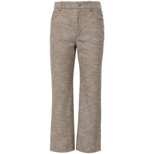 끌로에 트위드 플레어 크롭 팬츠