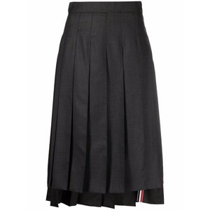 톰 브라운 트윌 플리츠 미디 스커트, 그레이계열, Italy 36(KR 33)