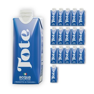 [백화점입점] Tote 수입생수 팩생수 종이팩 미니 생수, 500ml, 24개