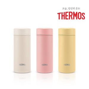 써모스 퀵오픈 스트레이트 텀블러, 250ml, 크림옐로우(JOG-250K-Y)