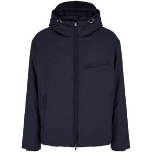 엠포리오아르마니 트래블 에센셜 후드 재킷, 블루계열, Italy 56(KR 115)