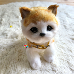 리얼펫 고양이 움직이는 인형 작동인형 작동완구 동물, 리얼펫고양이(브라운)