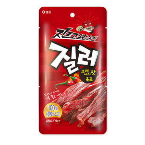 샘표 질러 크레이지핫 육포, 30g, 12개