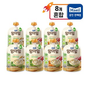 맘마밀 안심이유식 9개월 4종 2개씩 (총8개), 1세트