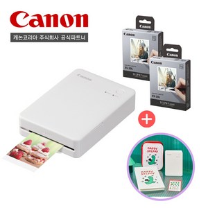 캐논공식파트너 캐논 포토프린터 SELPHY QX20/전용인화지(40매)/파우치패키지
