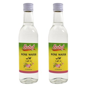 사다프 내추럴 로즈 워터, 375ml, 2개