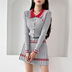 금찌 란트 가디건 스커트 세트 JK6903S