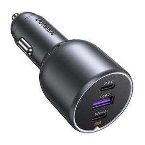 유그린 차량용 시거잭 트리플 130W PD PPS QC 고속 충전기