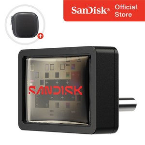 샌디스크 USB 메모리 익스트림 핏 C타입 CZ530 대용량 초소형 노트북 휴대폰 유에스비 + 케이스 패키지
