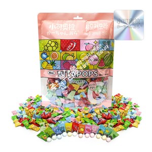 한국총판 샤오커오라 비타팝스캔디 12가지맛 믹스, 500g, 1개