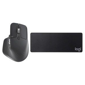 로지텍 MX 마스터 3S 무선마우스 + 마우스 장패드