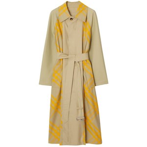 버버리 EKD 체크 트렌치코트, 베이지계열, UK 4(KR 44)