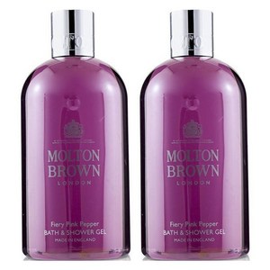 몰튼브라운 파이어리 핑크 페퍼 배쓰 & 샤워젤, 300ml, 2개